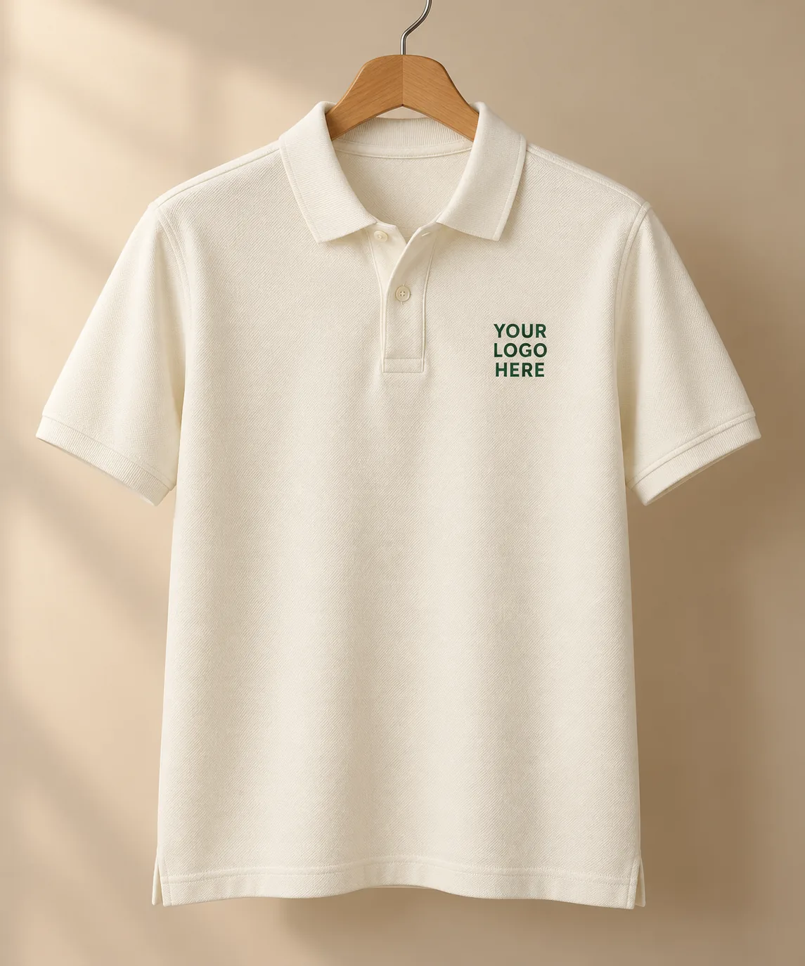 Polo with chest embroidery